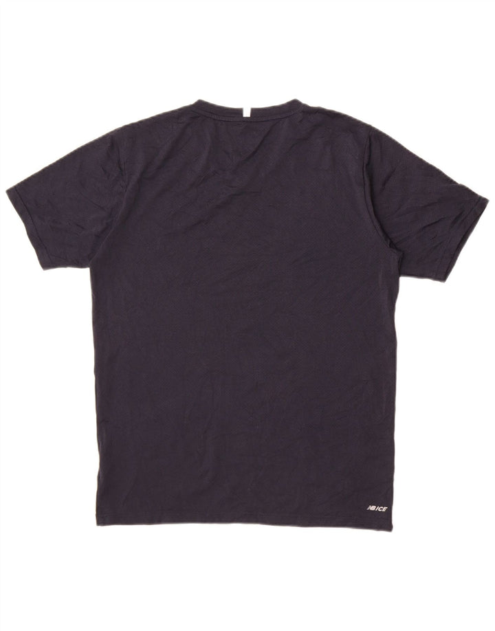 Мужская футболка New Balance Top Small Темно-синий полиэстер