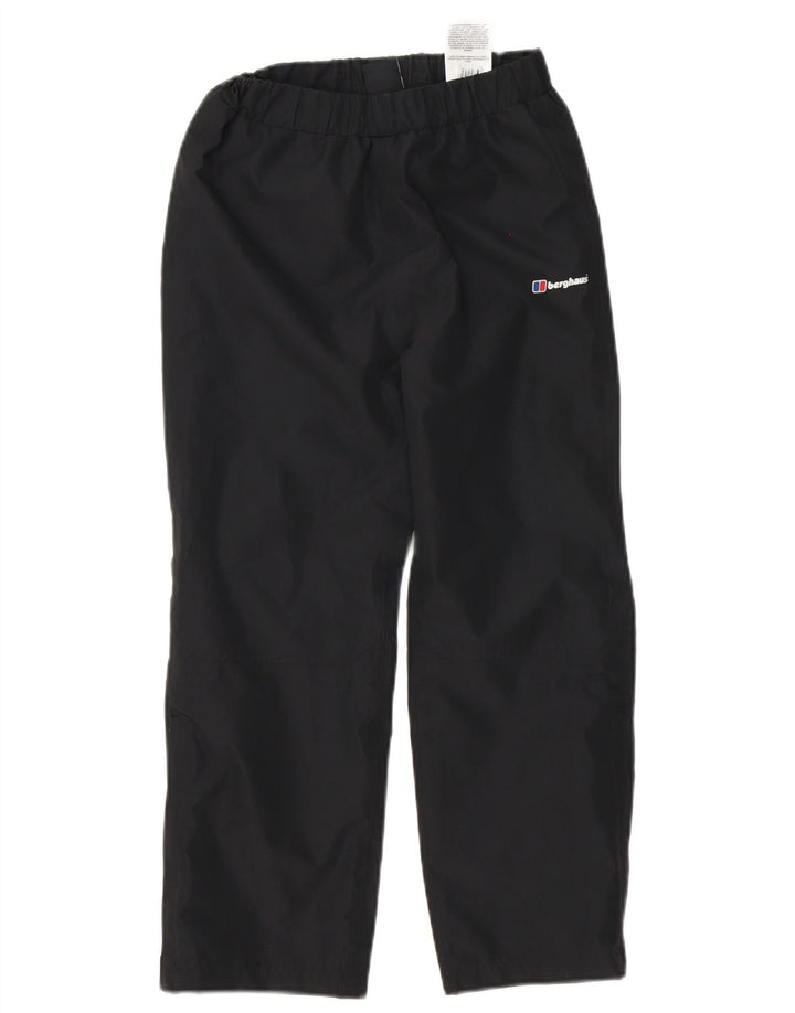Брюки-ветровки Berghaus для мальчиков 7-8 лет, черный полиэстер