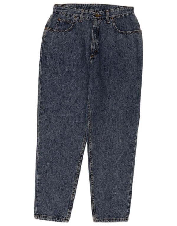 Женские зауженные джинсы LEE с высокой посадкой W34 L29, синие, хлопок