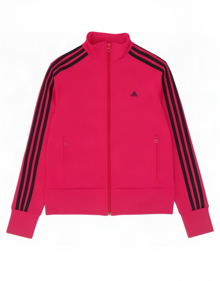 Женский спортивный костюм Adidas Top Jacket UK 12, средний розовый полиэстер