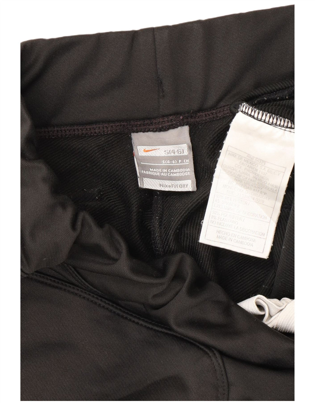 Женские спортивные шорты-бермуды NIKE, размер США 4/6, маленькие черные из полиэстера