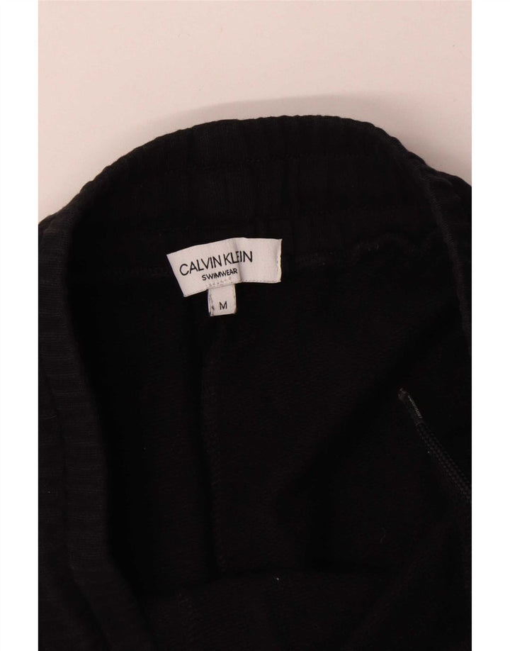 Мужские шорты для плавания Calvin Klein, хлопковые, среднего размера, черные