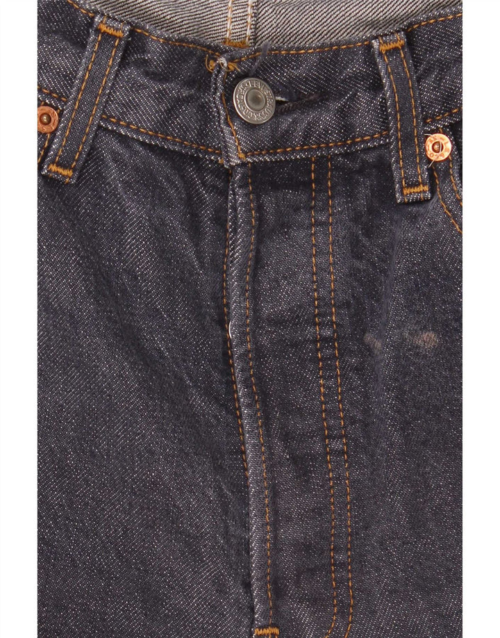 Мужские укороченные прямые джинсы Levi's W31 L25 темно-синие, хлопок