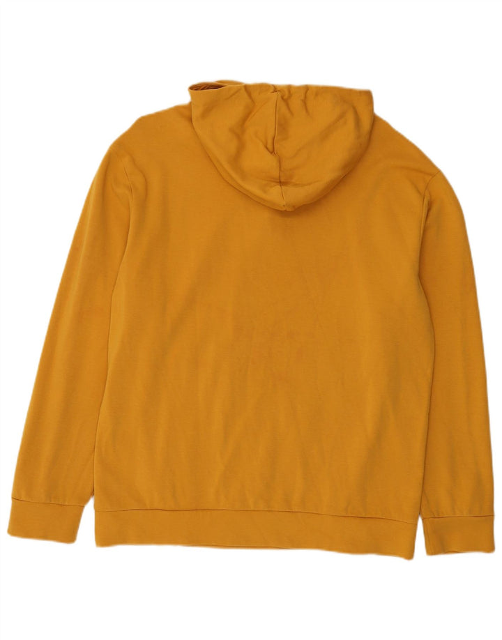 Мужской джемпер с капюшоном Puma из хлопка среднего желтого цвета