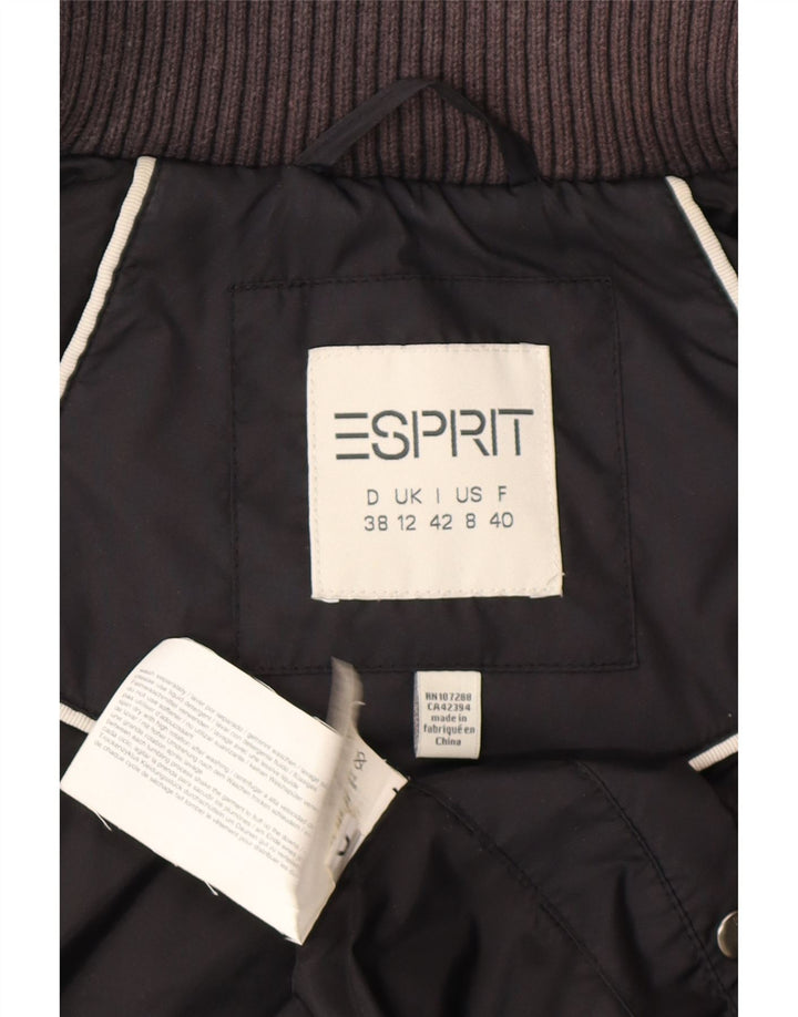 Женский утепленный жилет Esprit UK 12, средний черный полиэстер