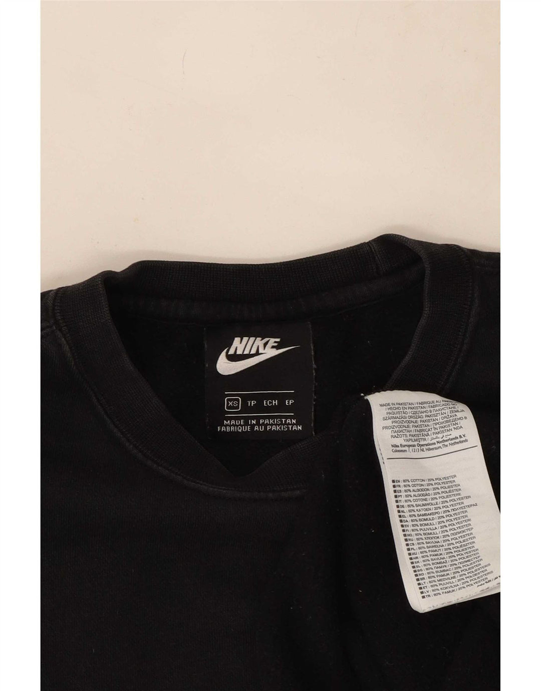 Мужской свитер Nike XS, черный хлопок