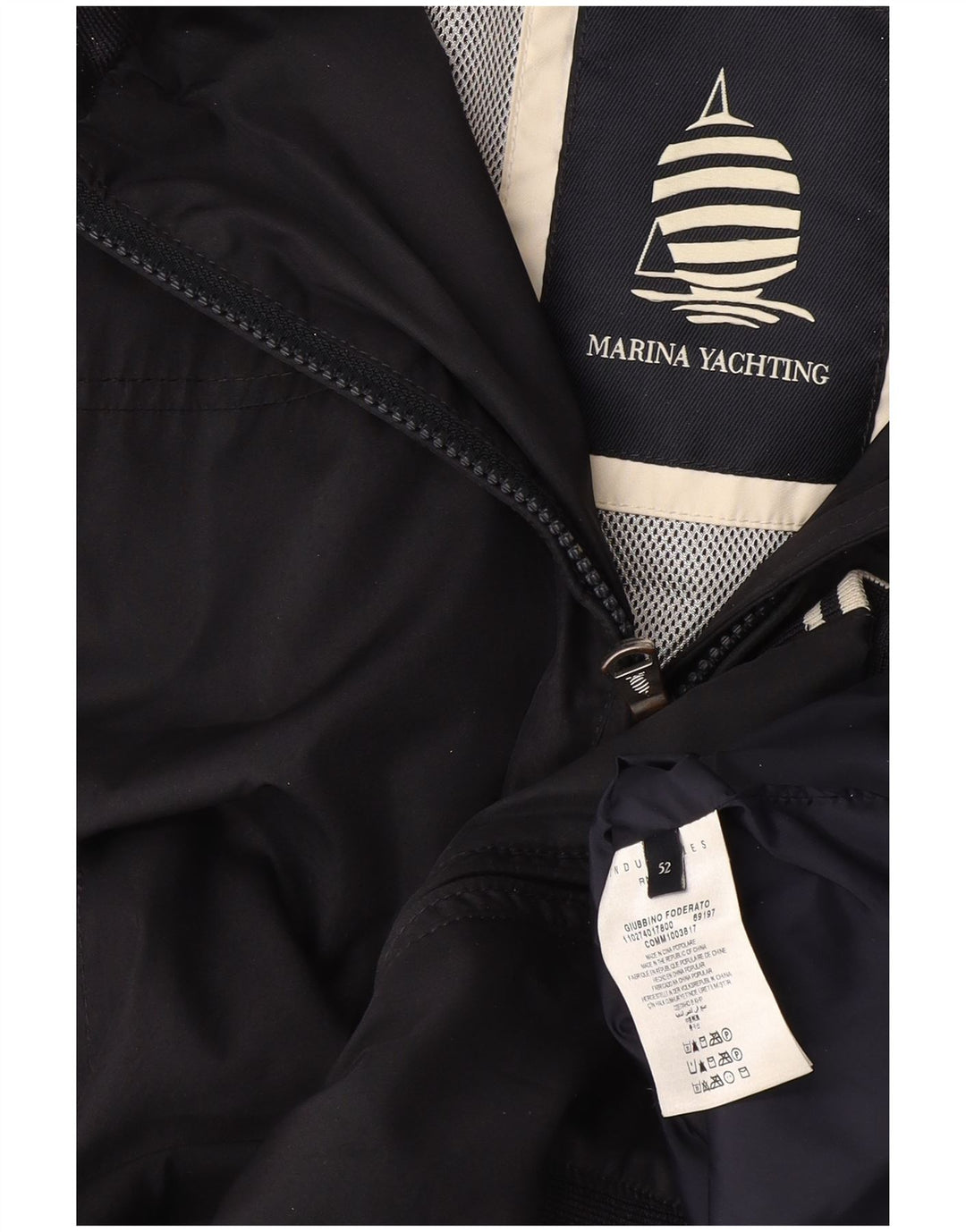 Мужская куртка-бомбер Marina Yachting IT 52 XL Темно-синий Полиэстер