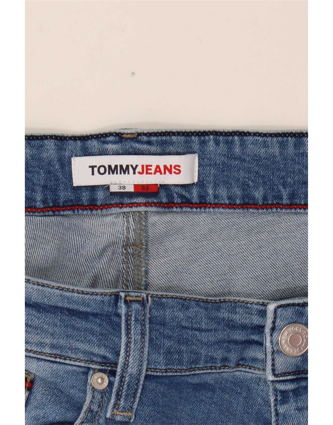 Мужские узкие джинсы Tommy Hilfiger W38 L29 синие