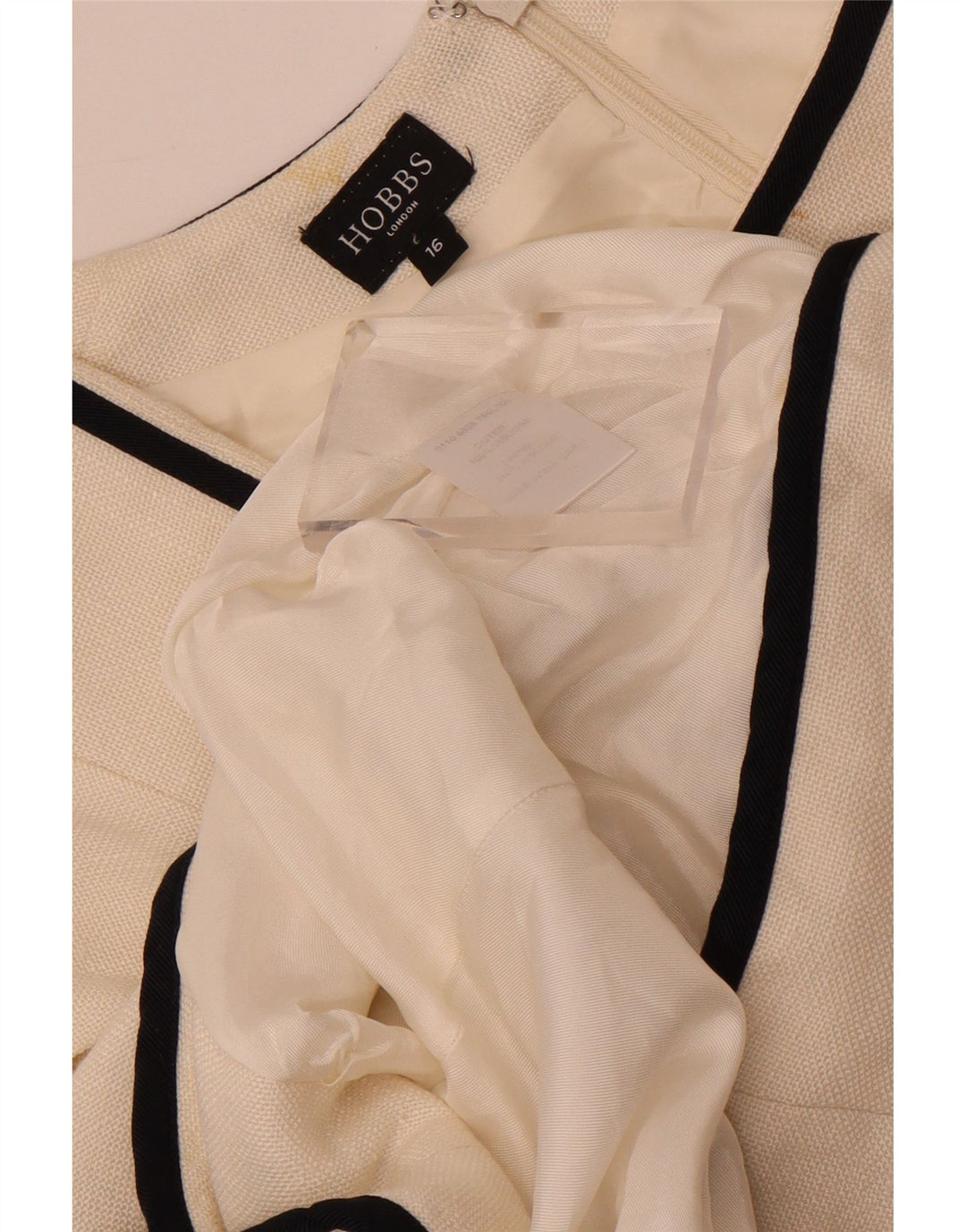 Hobbs Женский комплект из 2 предметов с рукавом 3/4, Великобритания, 16, большая белая вискоза