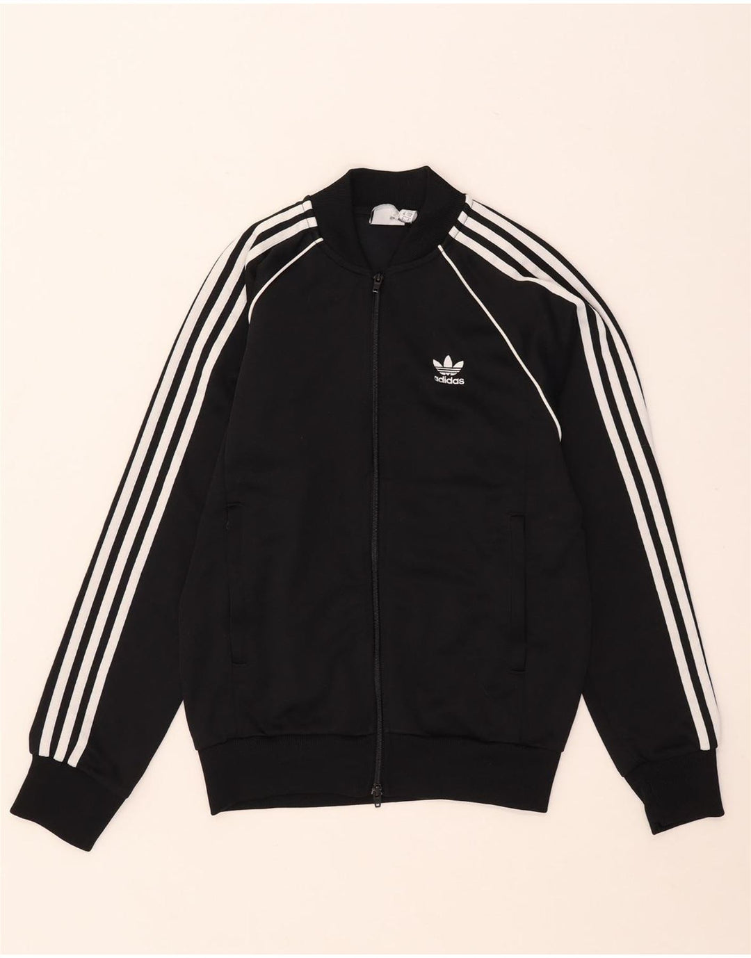 Adidas Мужской спортивный костюм Верхняя куртка Маленький черный полиэстер