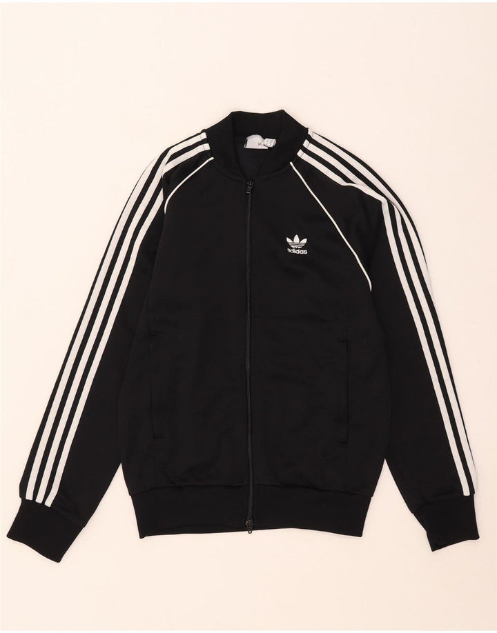 Adidas Мужской спортивный костюм Верхняя куртка Маленький черный полиэстер