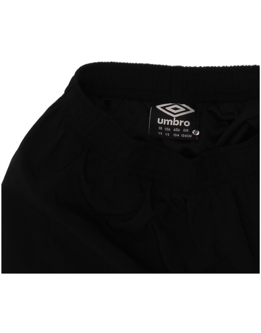 UMBRO Спортивные шорты для мальчиков 8-9 лет, черные, полиэстер