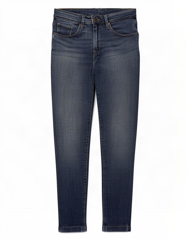 Женские джинсы скинни Levi's US 6, средние W28 L26, синие, хлопок