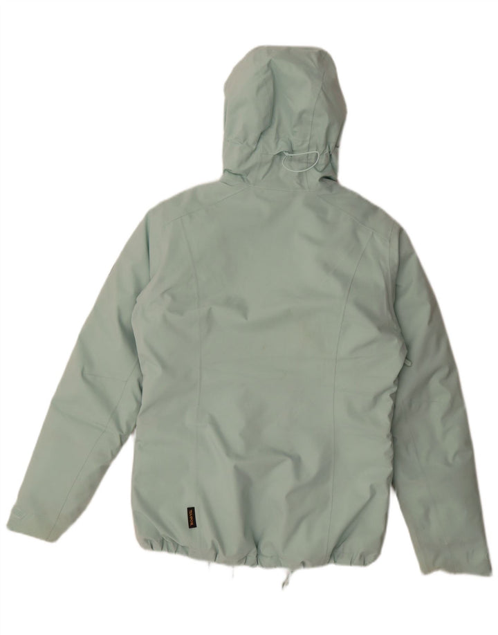 Женская стеганая куртка оверсайз с капюшоном Jack Wolfskin, Великобритания, 8/10, маленькая, зеленая