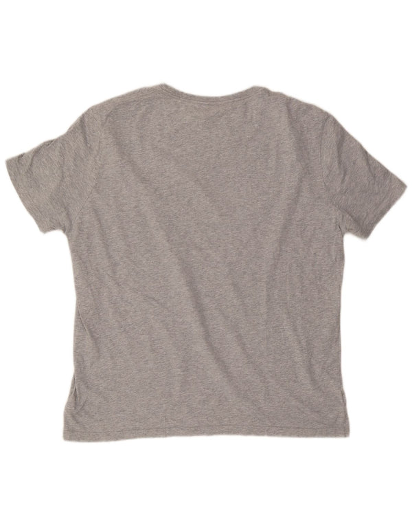 CANTERBURY Мужская футболка с рисунком, топ 2XL, серый хлопок в крапинку