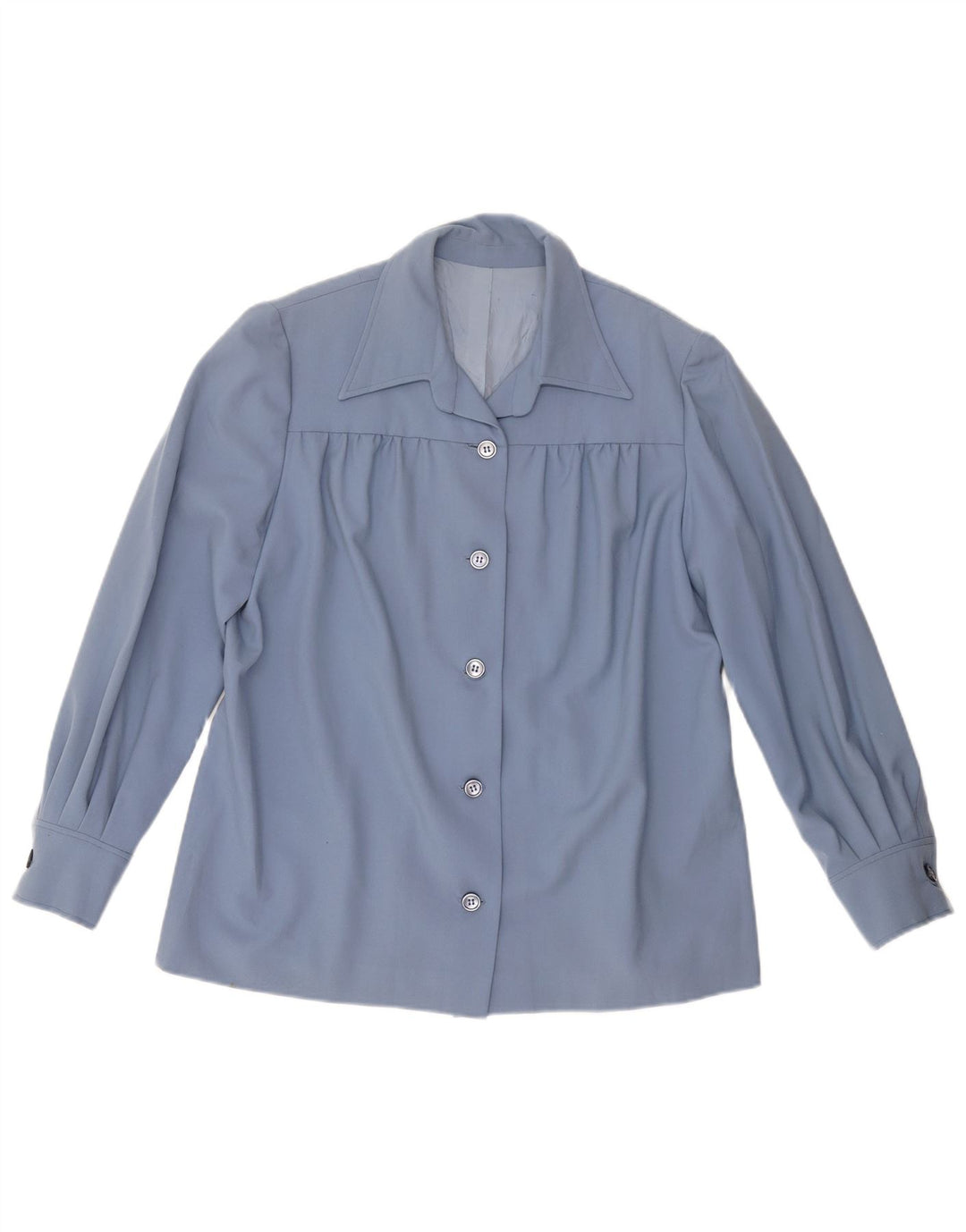 Рубашка женская VINTAGE UK 18 XL синяя