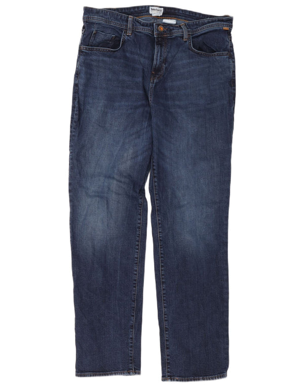 Мужские прямые джинсы Timberland W36 L34 темно-синие, хлопок