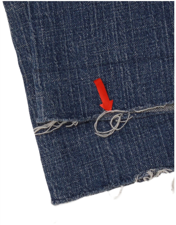 Женские прямые джинсы Levi's US 12, большие размеры W30 L29, синие, хлопок
