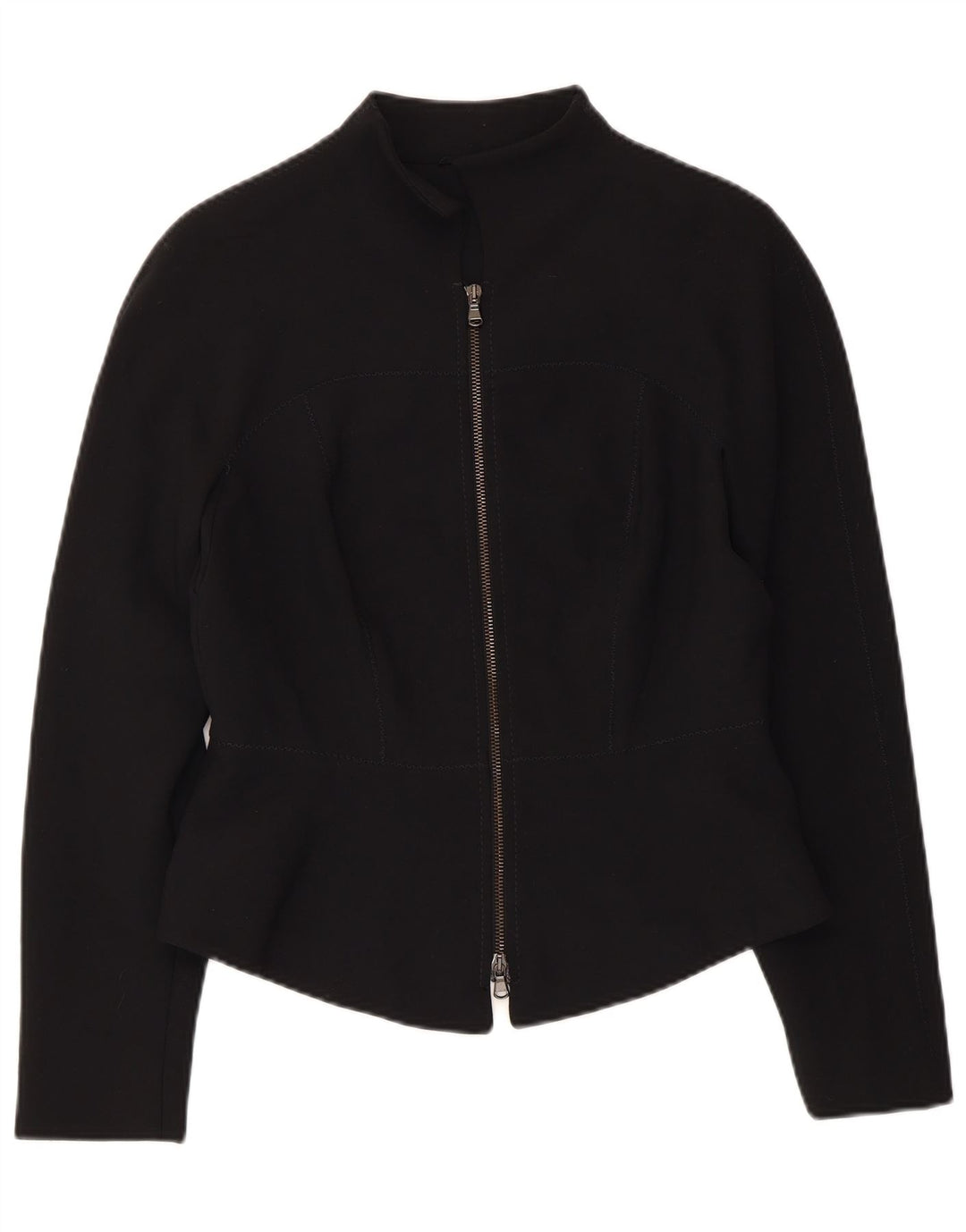 Женский пиджак VINTAGE UK 10, маленький черный полиэстер