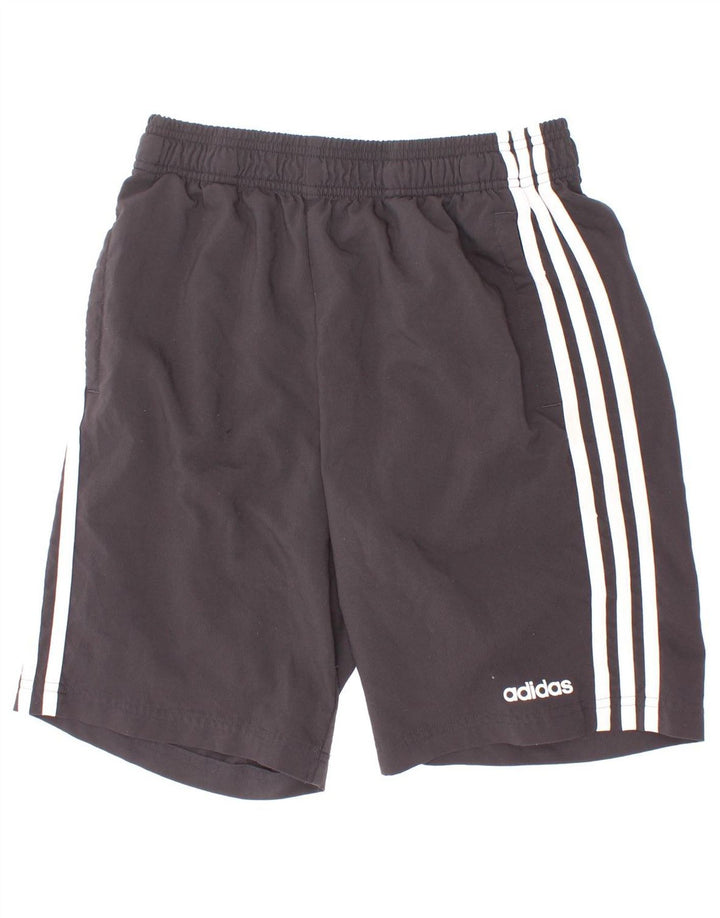 Спортивные шорты Adidas для мальчиков 13-14 лет, черный полиэстер