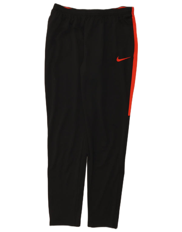 Мужские спортивные брюки Nike Dri Fit, большие черные полиэстер с цветными блоками