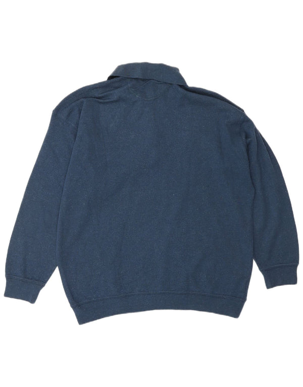 Мужская рубашка-поло для яхтинга PAUL & SHARK XL, темно-синяя шерсть