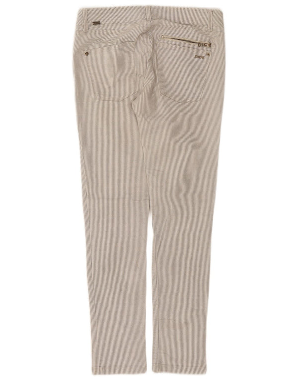 Женские узкие джинсы Zara EU 36 XS W26 L27, белый хлопок в тонкую полоску