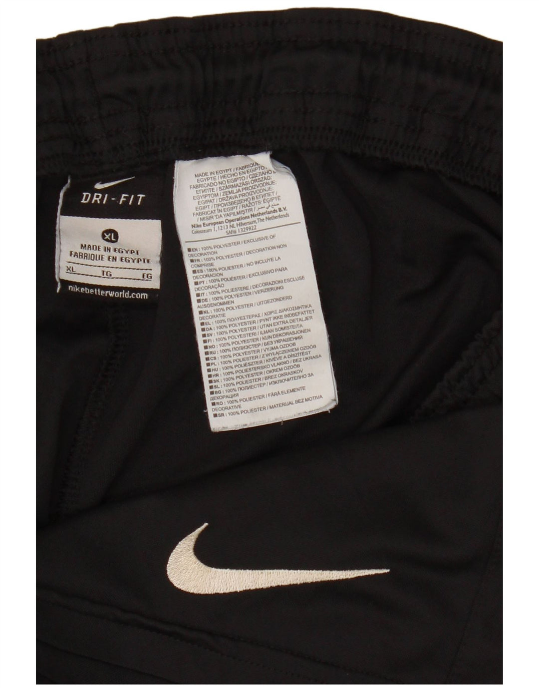 Мужские спортивные шорты Nike Dri Fit XL, черный полиэстер