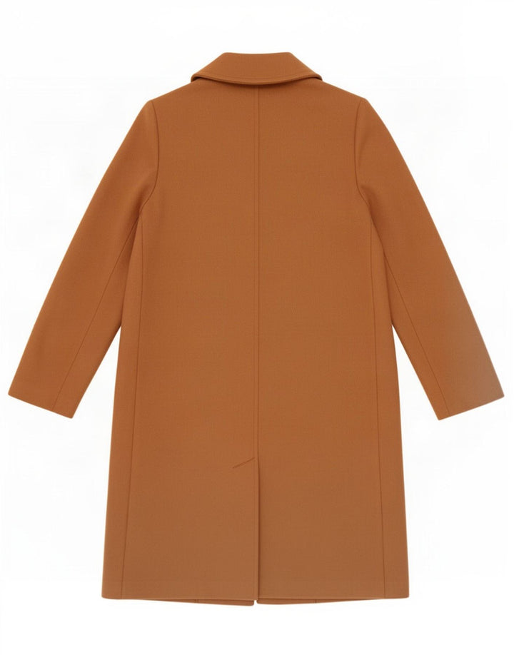 Женское открытое пальто Zara UK 10, маленькое бежевое полиэстер