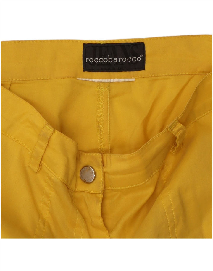 Женские брюки-капри Roccobarocco W30 L22 Желтые
