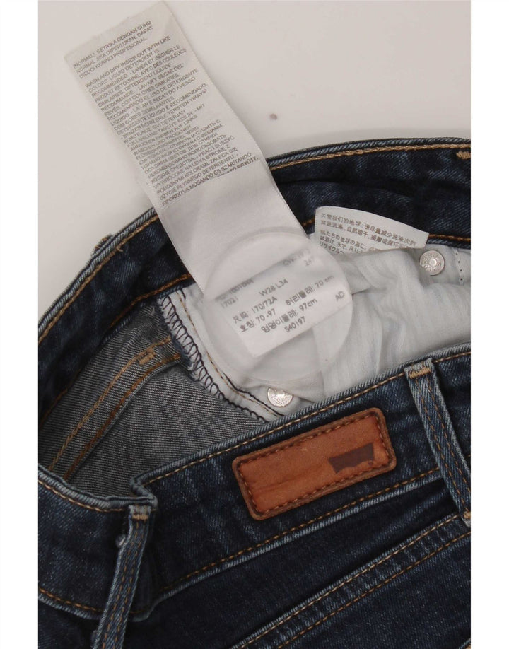 Женские джинсовые шорты Levi's Bold Curve W28, средний темно-синий, хлопок