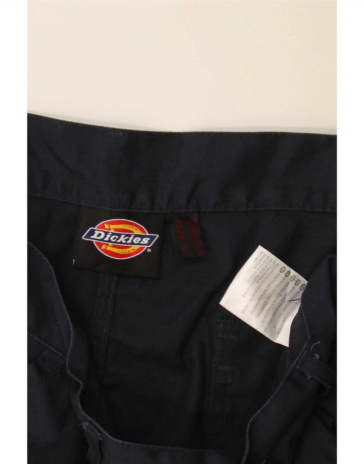 Мужские прямые брюки-карго Dickies W34 L26 темно-синие из полиэстера
