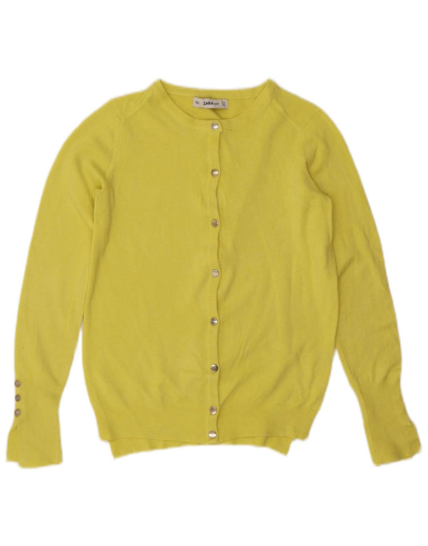 Женский кардиган Zara UK 10, маленький желтый