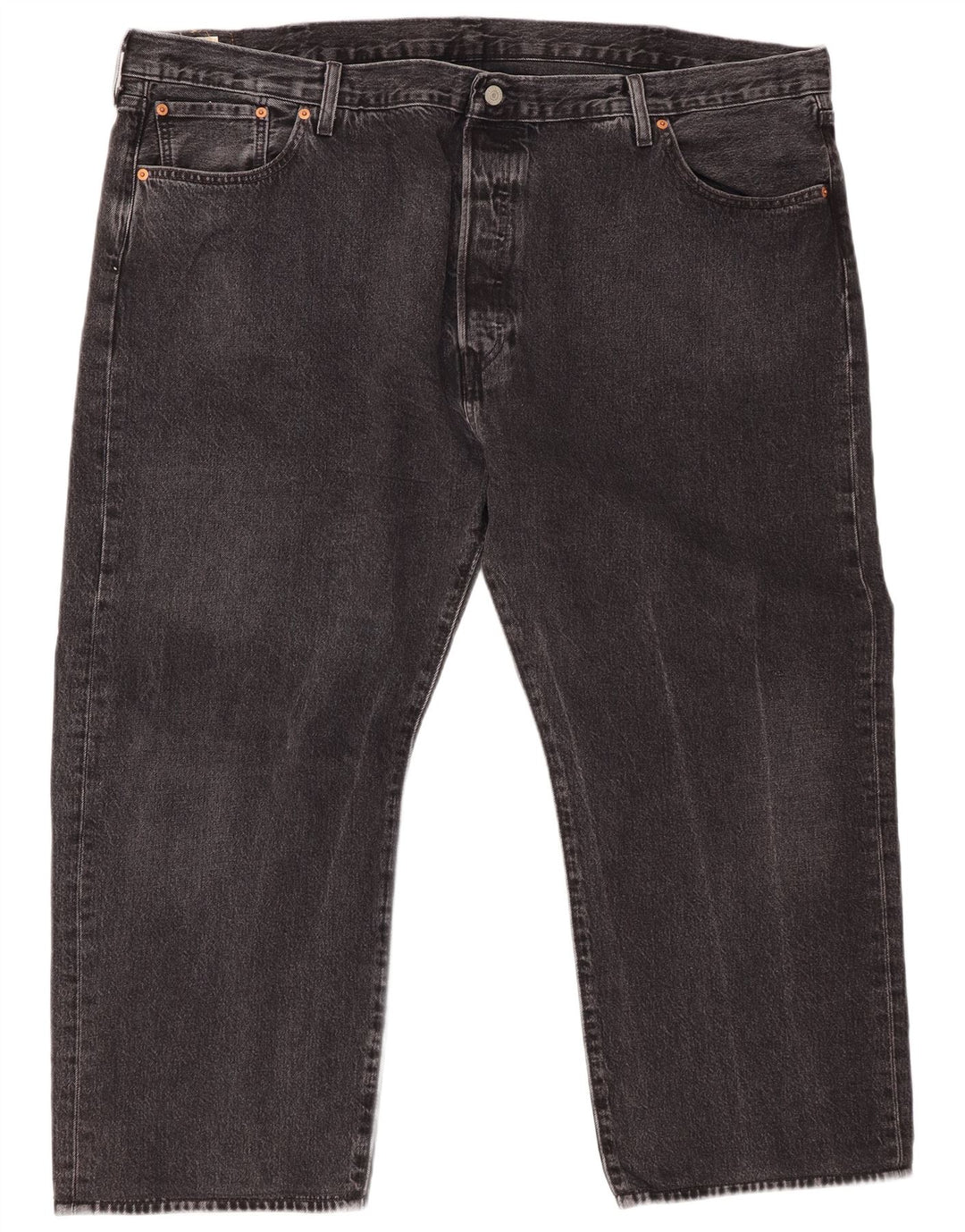 Мужские укороченные джинсы LEVI'S 501 W48 L26 Серые, хлопок