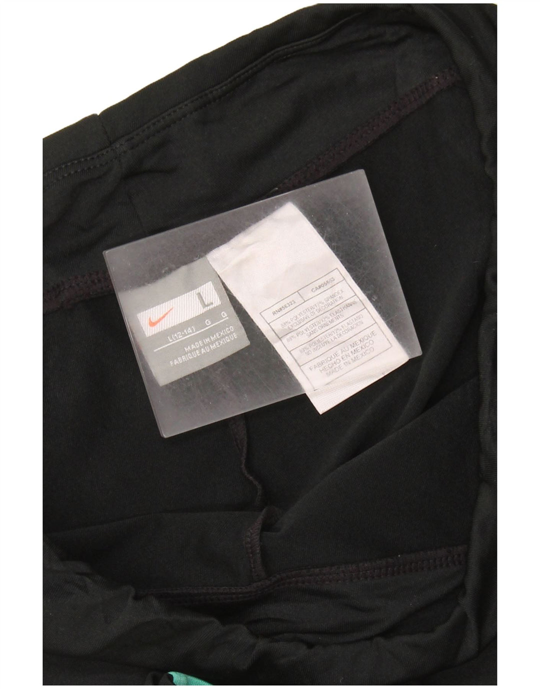 Женские спортивные брюки-капри NIKE, размер США 12/14, большие черные цветные блоки