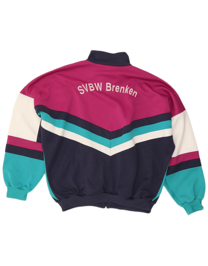 Мужской спортивный костюм Jako с рисунком, верхняя куртка 2XL, разноцветный, с цветными блоками