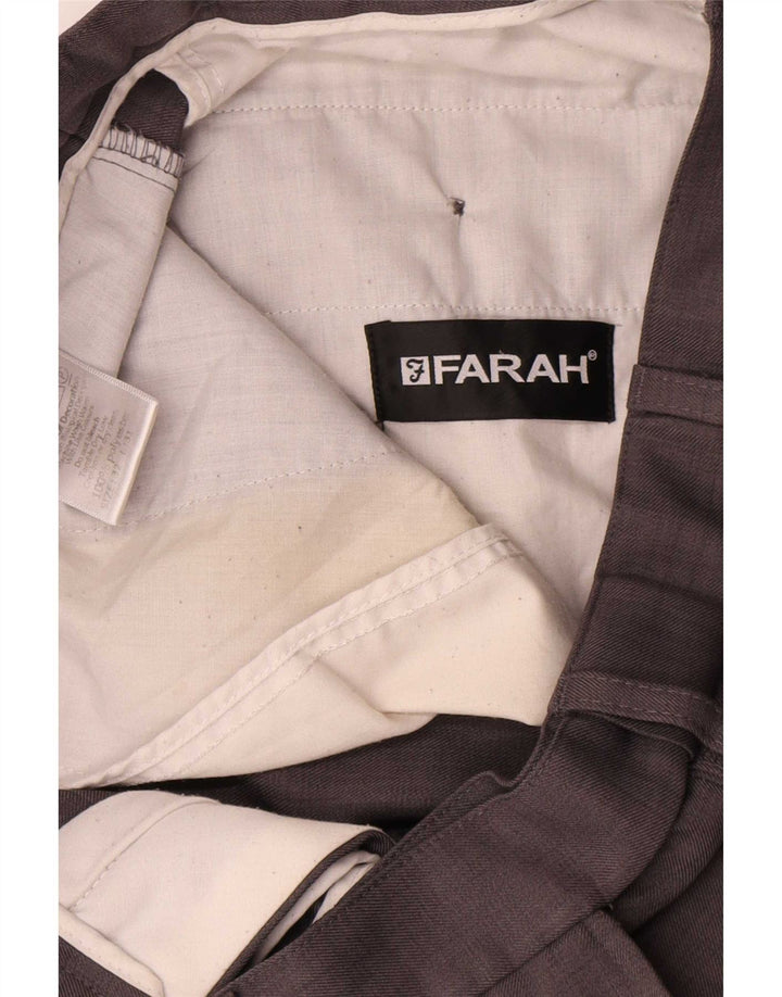 Мужские прямые брюки чинос Farah W32 L31 серые из полиэстера
