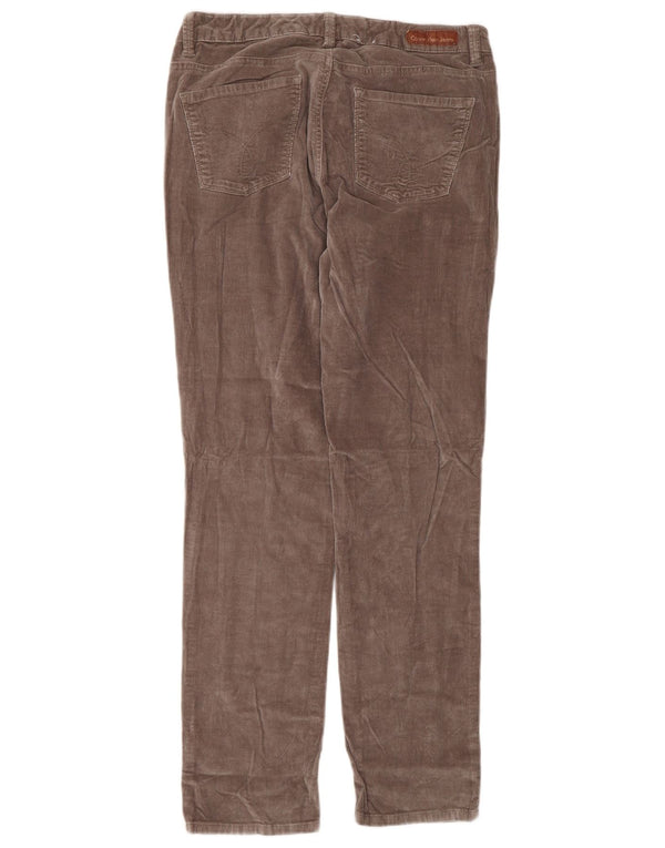 Calvin Klein Женские вельветовые брюки скинни W28 L30 Коричневые хлопковые