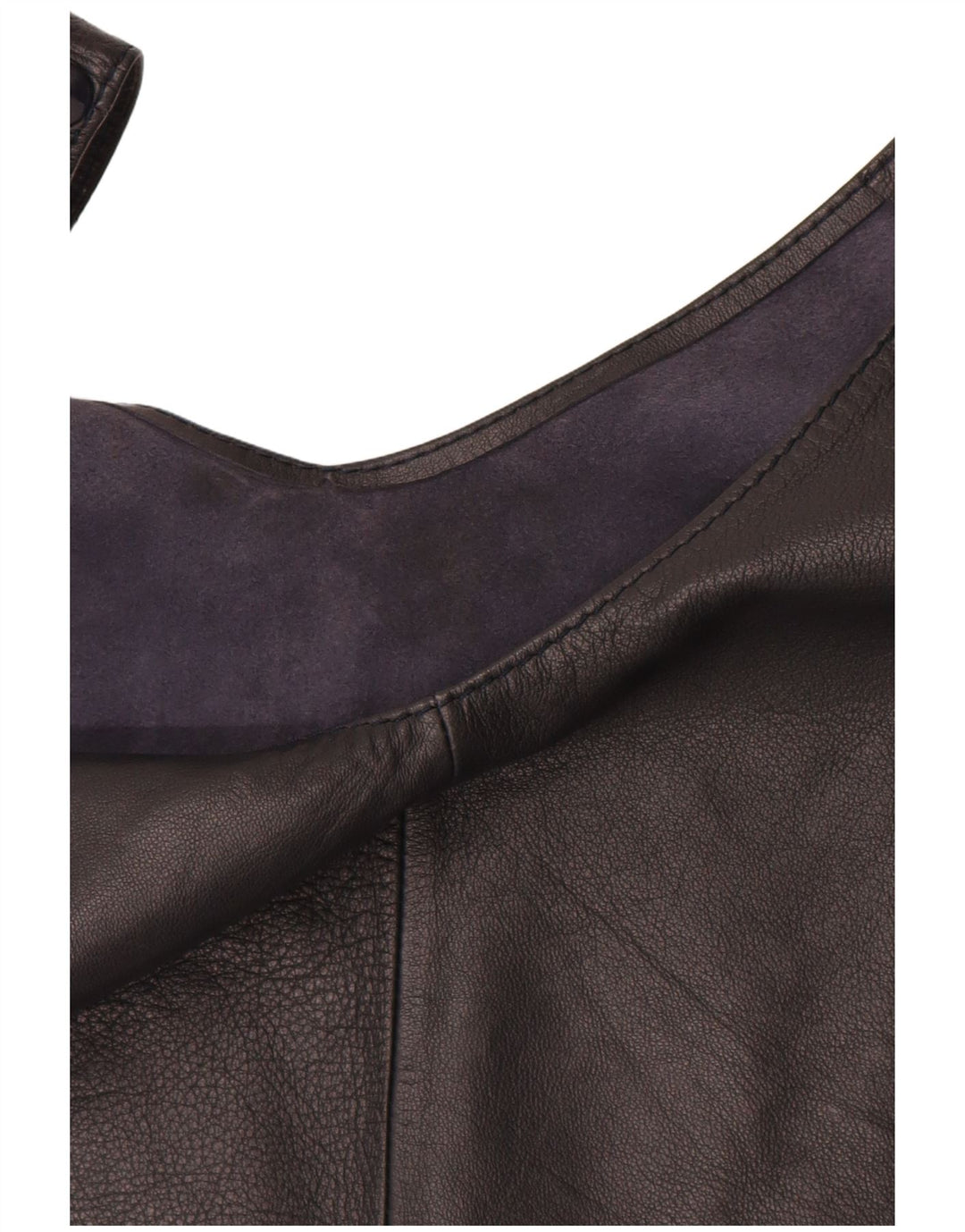 Женский кожаный укороченный топ VINTAGE UK 12, средний черный