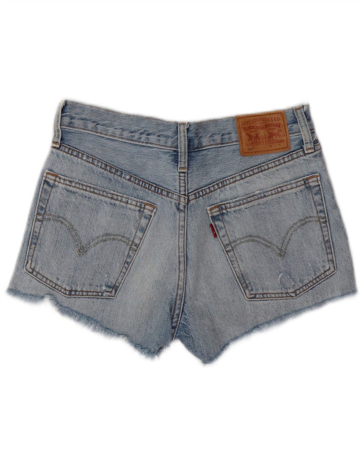 Женские джинсовые шорты LEVI'S 501 W24 XS синие, хлопок