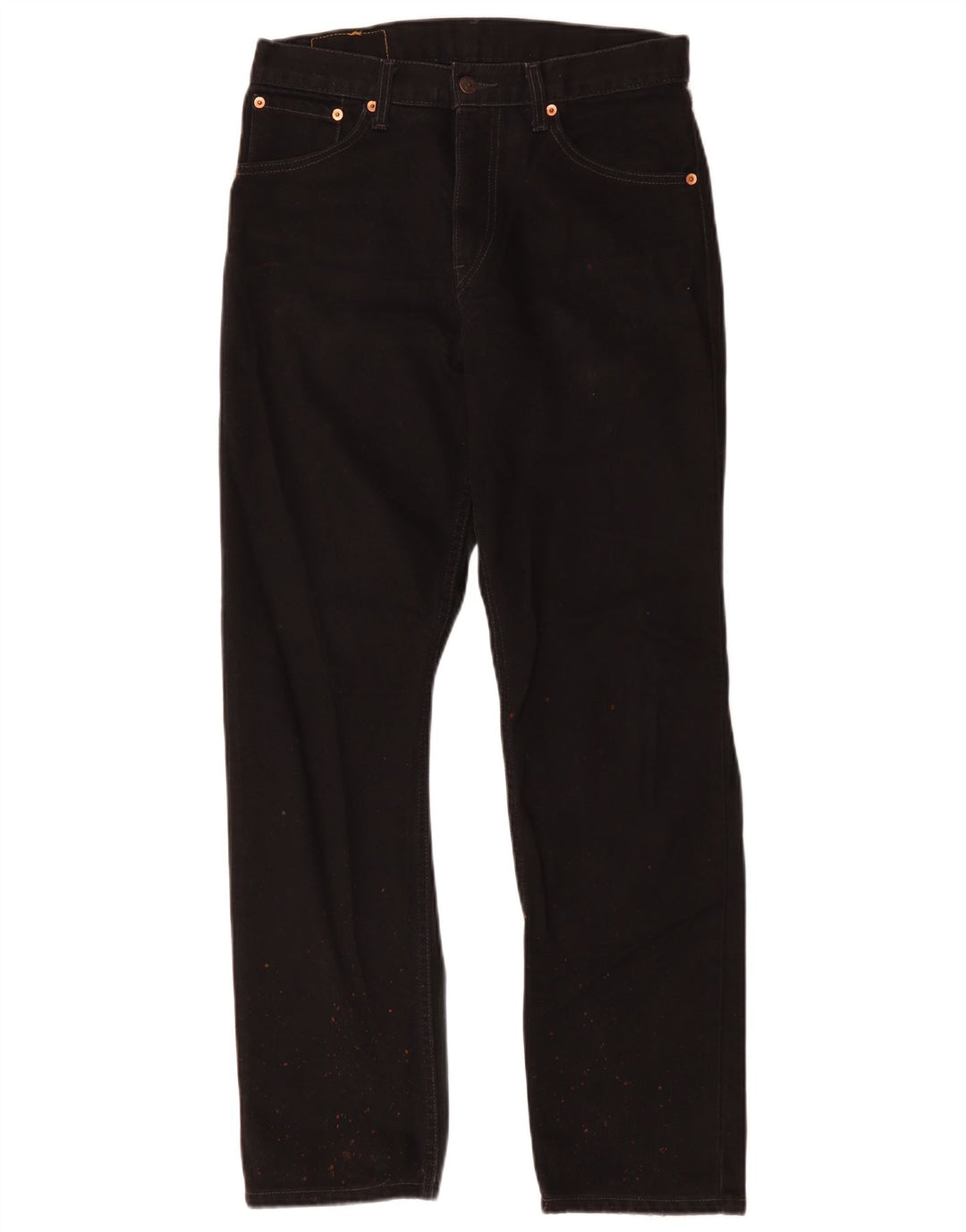 Мужские прямые джинсы Levi's 521 W30 L32, черный хлопок