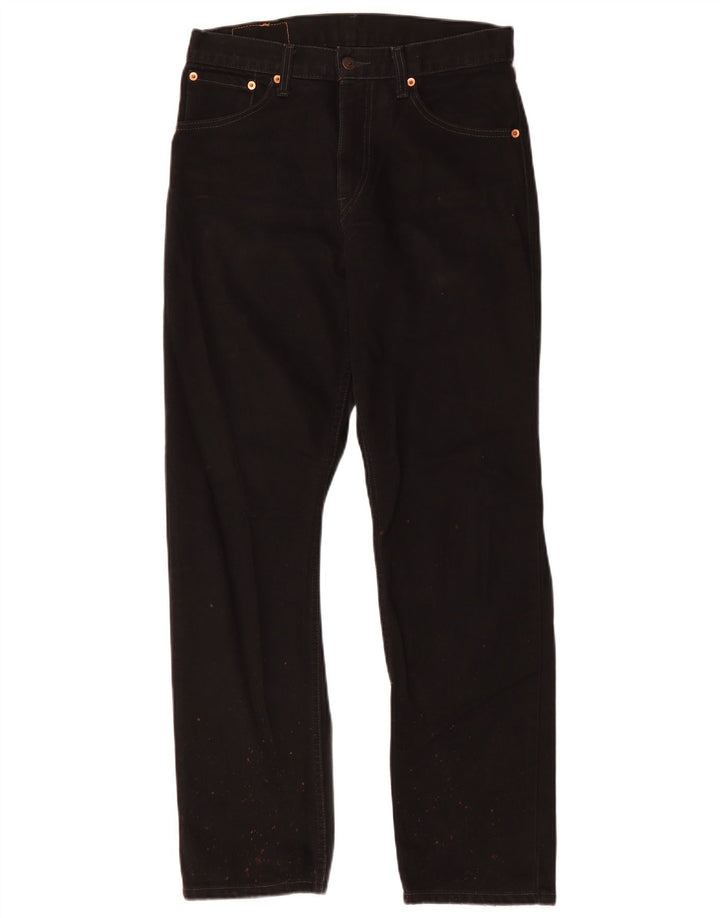 Мужские прямые джинсы Levi's 521 W30 L32, черный хлопок