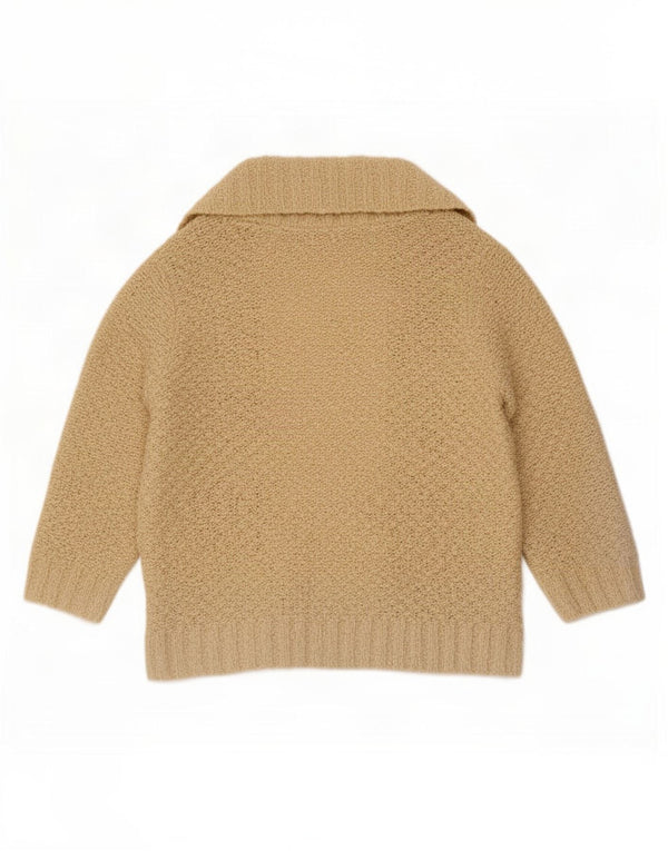 Женский открытый кардиган с рукавами 3/4 Marks & Spencer UK 14, средний бежевый