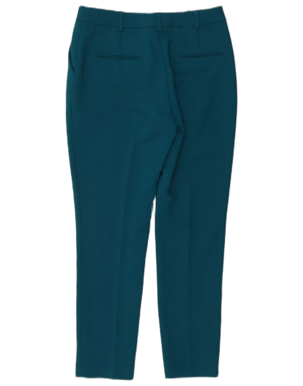 Женские узкие брюки чинос Hobbs UK 10, маленькие W27 L28, синие, полиэстер