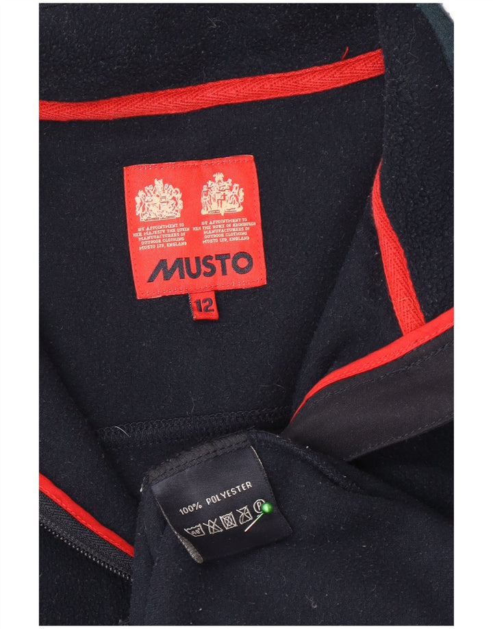 Женская флисовая куртка Musto UK 12, средний темно-синий полиэстер
