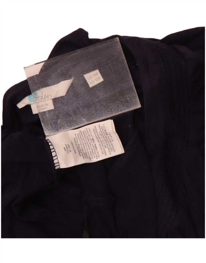 Boden Womens Jumpsuit UK 14 Large Navy Blue Viscose