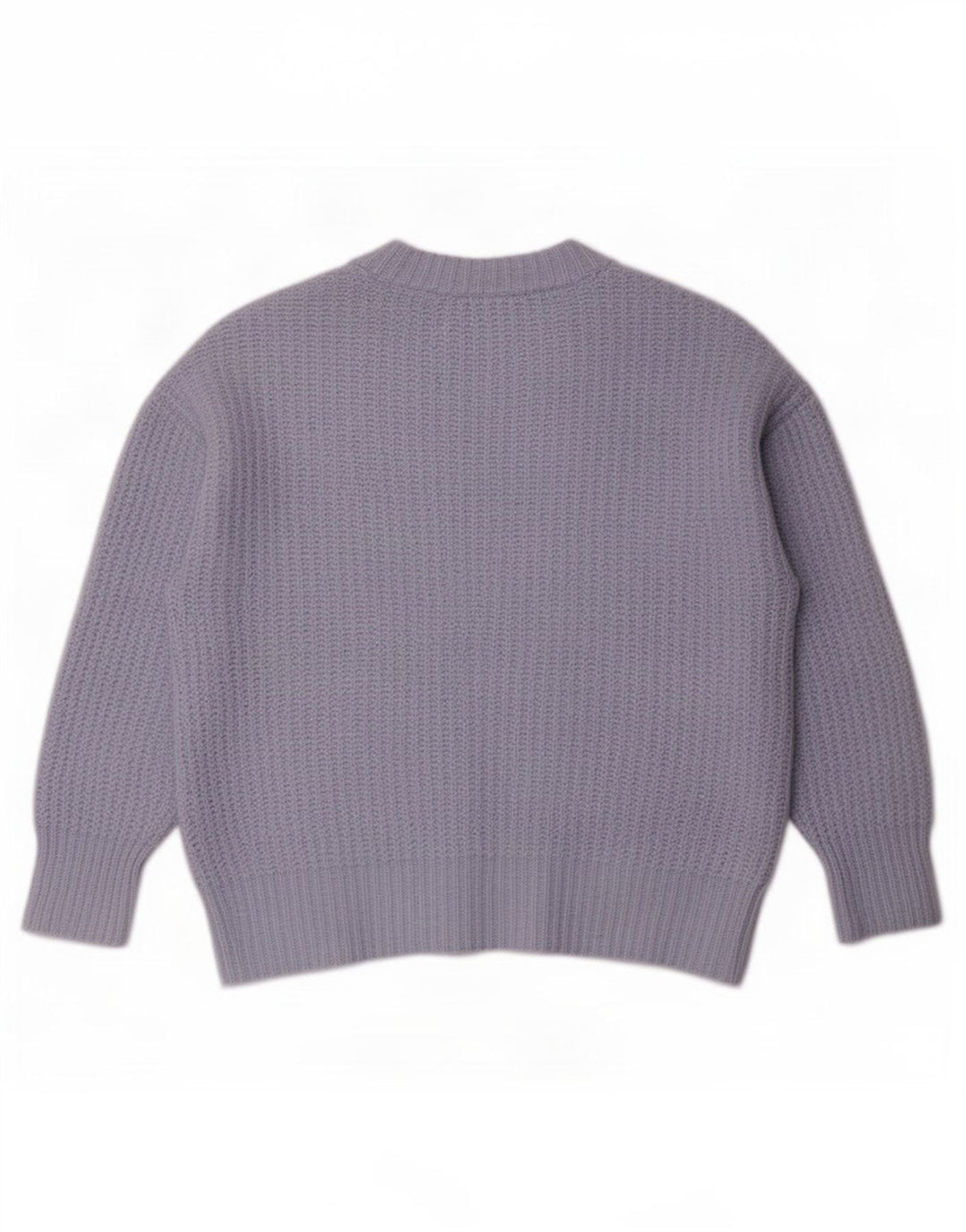 Женский свитер-кардиган оверсайз Zara UK 14, средний синий полиэстер