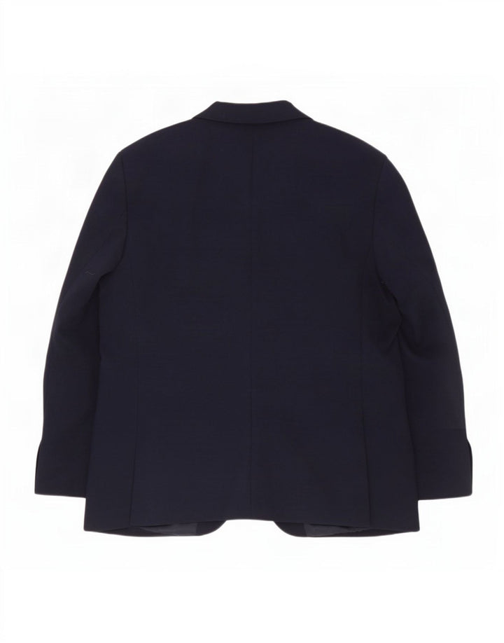 Мужской пиджак Marks & Spencer с 2 пуговицами UK 48 4XL Темно-синий полиамид