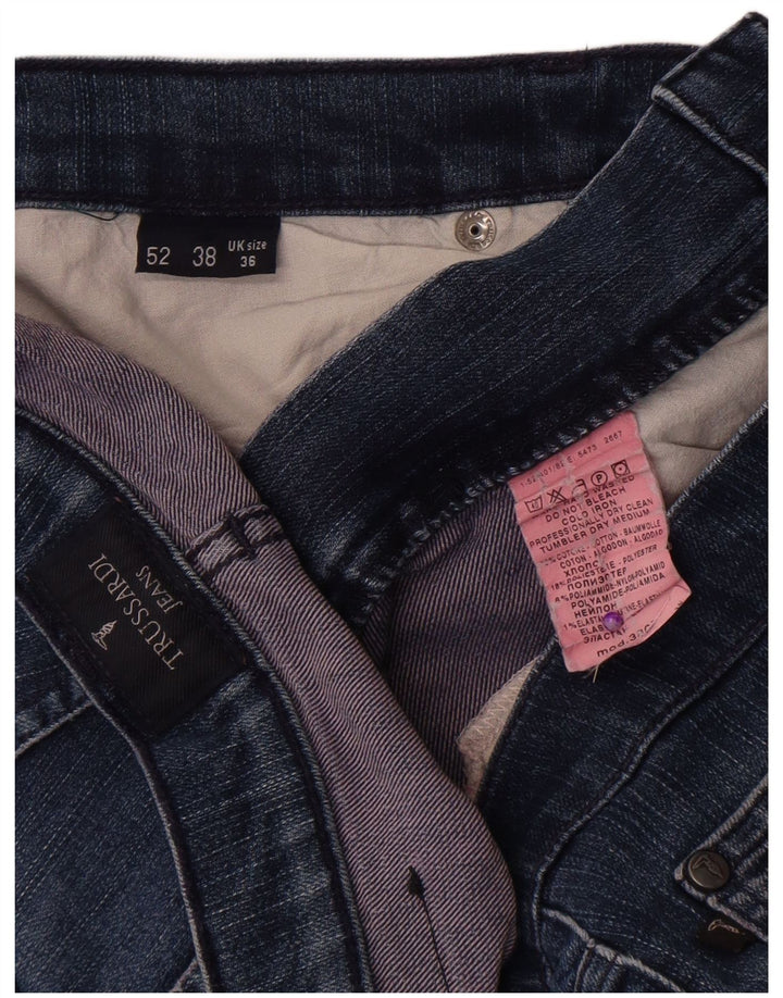 Мужские прямые джинсы Trussardi W36 L32, синий хлопок