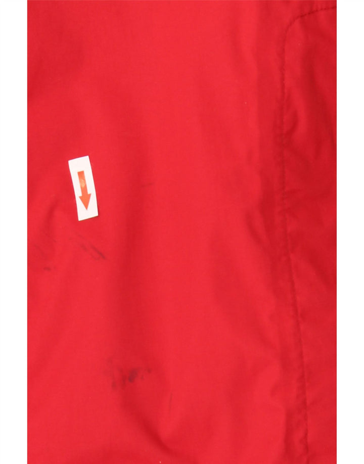 Мужская дождевик Jack Wolfskin UK 48 2XL красный полиамид с цветными блоками